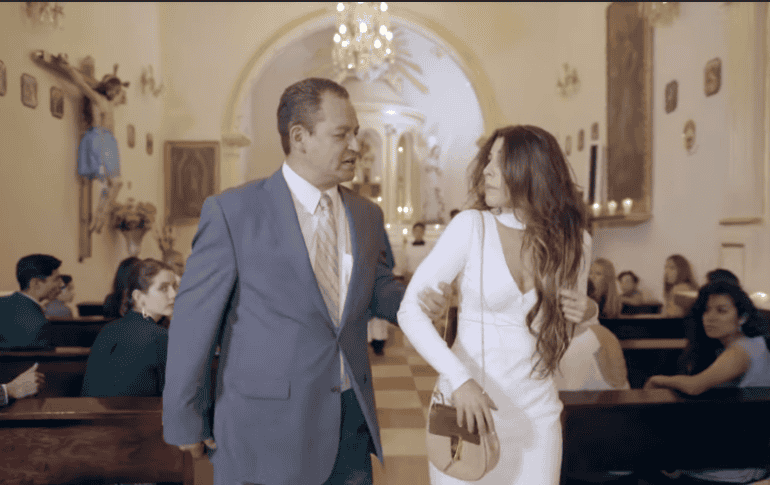 La historia del video se desarrolla dentro de la capilla San Sebastián de Xoco, en la delegación Benito Juárez de Ciudad de México. ESPECIAL