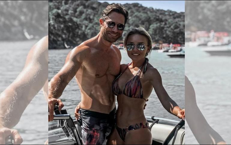 Rulli compartió en su cuenta de Instagram una fotografía junto a Angelique Boyer. INSTAGRAM / sebastianrulli