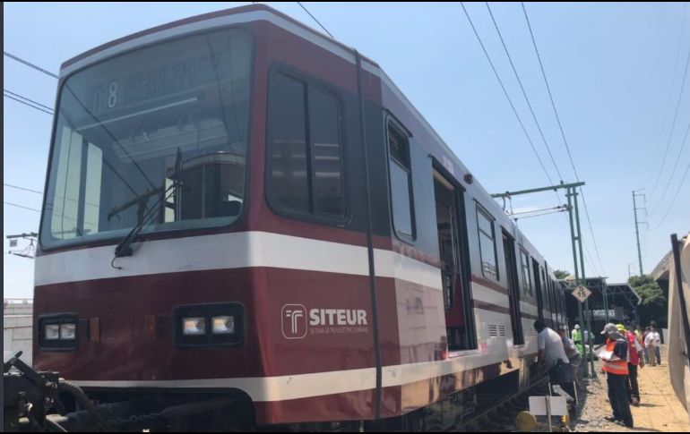 El Siteur reportó que el incidente no arrojó viajeros lesionados. TWITTER / @SITEURJAL