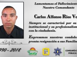 A través de su cuenta de Twitter el alcalde del municipio, Sergio Chávez, expresó un mensaje en solidaridad con la familia del comandante. TWITTER / @SergioChavez_D