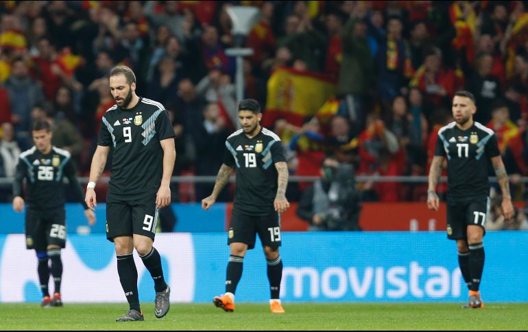 Una sólida España desnudó la falta de coordinación del combinado argentino. AP/F. Seco