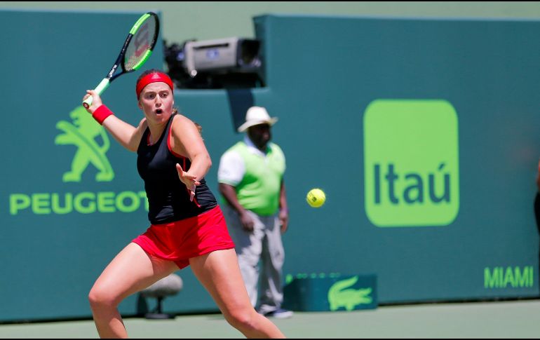 La mayor agresividad de Ostapenko le rindió dividendos. EFE/S. Lesser