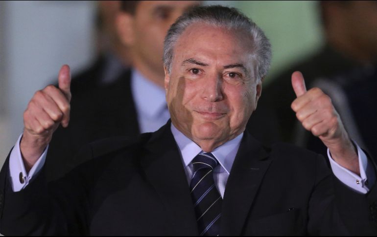La Justicia decretó a comienzos de mes el levantamiento del secreto bancario de Temer para continuar con las investigaciones. AP/ARCHIVO