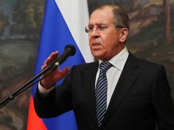 Sergei Lavrov el ministro de Asuntos Exteriores de Rusia, aseguró que esta es “una medida de golpe por golpe contra EU”. EFE / S. Chirikov