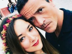 La actriz junto a Francisco Zea, cuando todo era amor y felicidad. ESPECIAL