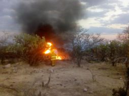 Los hechos ocurrieron alrededor de las 18:00 horas de ayer jueves sobre la carretera que conduce de Lagos de Moreno a Encarnación de Díaz. ESPECIAL