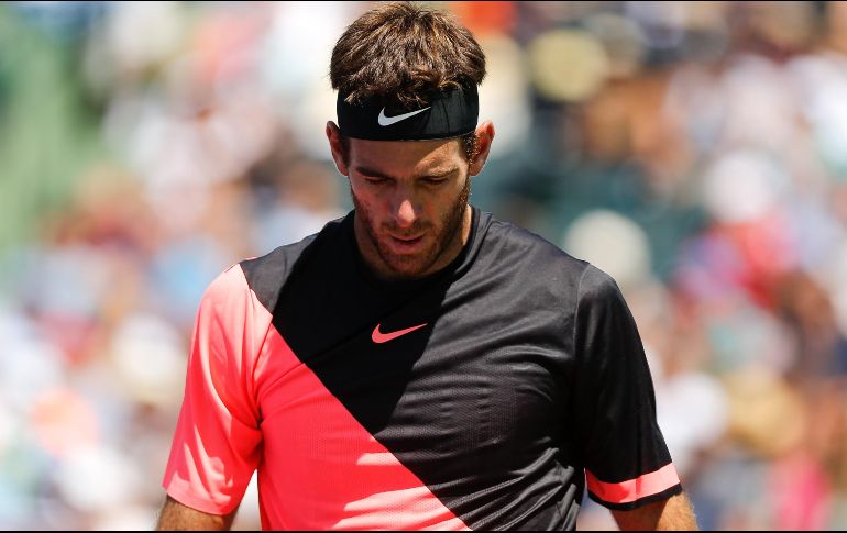 Del Potro subrayó que el cansancio fue el factor principal de su derrota. AFP / M. Biscayne