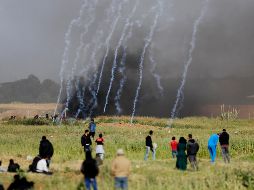 Al menos 16 palestinos murieron durante los enfrentamientos y más de mil 400 resultaron heridos. AP / H. Moussa