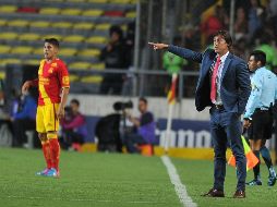 El técnico del Rebaño expresó que les fue bien tras creer que estaban a la altura del partido. AFP / R. Vázquez