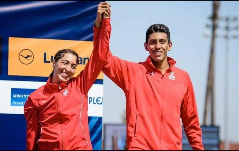 Con un acumulado de mil 393 unidades, Padilla y Arceo se quedaron con la tercera posición. TWITTER/@Conade