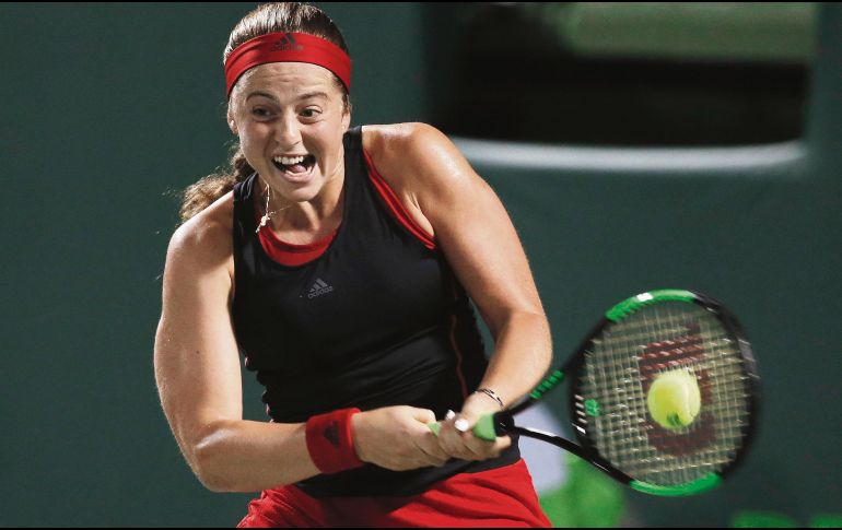 Jelena Ostapenko. Por un título inédito. EFE