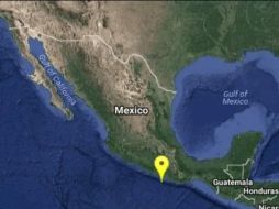 El movimiento telúrico tuvo lugar a las 00:25 horas de este sábado. TWITTER/@SSNMexico