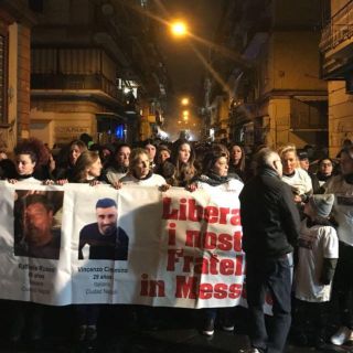 Se manifiestan en Italia por desaparecidos en Jalisco