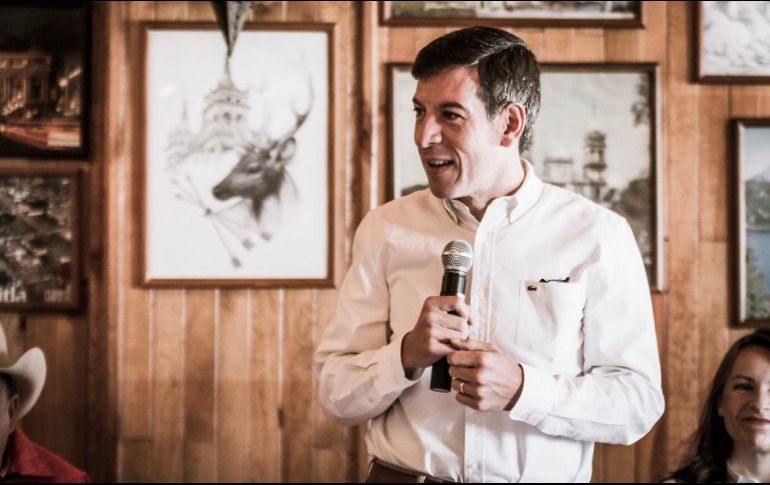 El candidato a la gubernatura de Jalisco por el PRI arrancó hoy su campaña en Mazamitla y Jocotepec. NTX / ESPECIAL