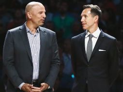 Legendarios. Entre Jason Kidd (izq.) y Steve Nash acumulan 18 selecciones al Juego de Estrellas de la NBA, además de dos galardones al Jugador Más Valioso de la Liga, los cuales corresponden al canadiense. AFP/R. Martínez