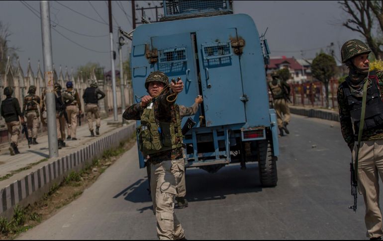Al menos tres tiroteos se han producido en los distritos de Shopian y Anantnag. AFP/D. Yasin