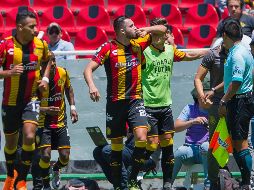 Los Leones Negros de la UdeG vencieron hoy 2-0 al Atlético San Luis y clasificaron como tercer lugar general.  MEXSPORT/C. de Marchena