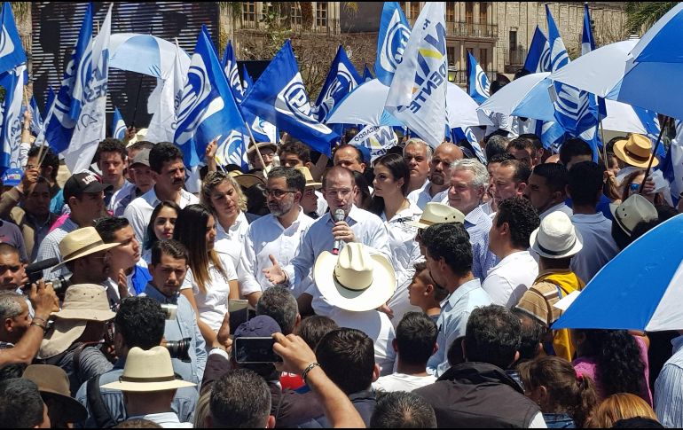 Anaya Cortés respondió que en el conflicto por el agua y la construcción de la presa El Zapotillo se requiere una solución justa. EL INFORMADOR / R. Rivas