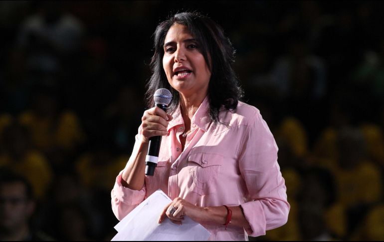 Barrales arremetió contra la candidata de Morena, Claudia Sheinbaum a quien pronunció como la responsable del impacto de dicha tragedia. NTX/ G. Durán