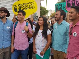 La campaña de Kumamoto y Delgado rumbo al Senado, se hará con visitas casa por casa y promoción del voto mediante brigadas ligadas al proyecto Wikipolítica. EL INFORMADOR / A. Gallegos