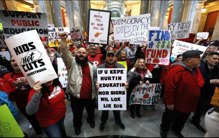 Oklahoma forma parte de los 12 estados que redujeron drásticamente el presupuesto para educación tras la crisis de 2008. AFP/ B. Pugliano