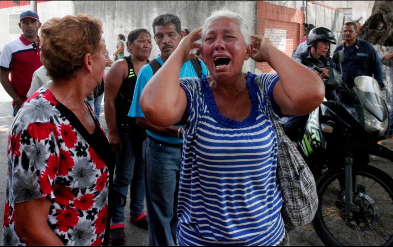 El 28 de marzo durante un motín se desató un mortífero incendio en los calabozos de la Policía de Carabobo, en el centro de la ciudad industrial de Valencia. AFP / ARCHIVO