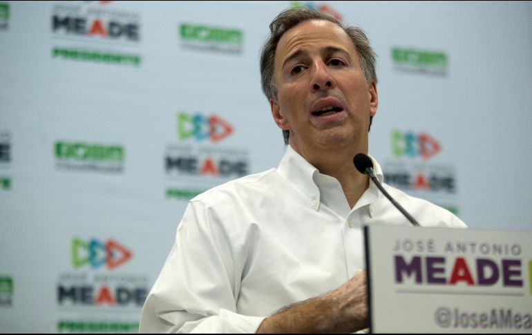 La víspera, Meade retó, a través de Twitter, a López Obrador y a Anaya Cortés a dicho debate. SUN / G. Espinosa