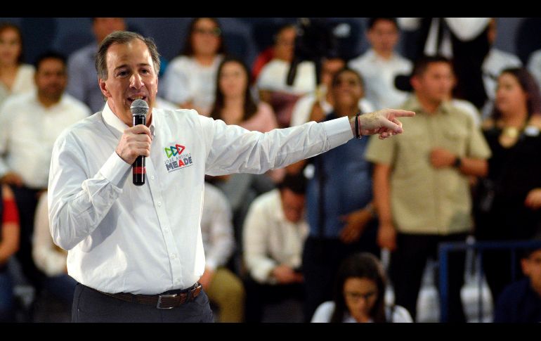 En 2017, como secretario de Hacienda, Meade se negó a declarar sus ingresos fuera del gobierno, sus bienes inmuebles y los posibles conflictos de interés. EFE/J. Cruz