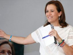 “A la hora de defender la dignidad nacional, todos hablamos con una sola vez y le exigimos respeto”, dice Zavala a Trump. NTX / Especial