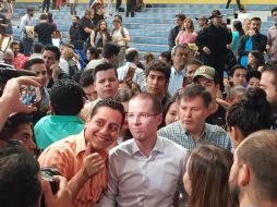 El candidato del frente reiteró en su postura respecto a que el problema de la reforma educativa es que la actual administración federal. TWITTER/ @RodrigoRivasU