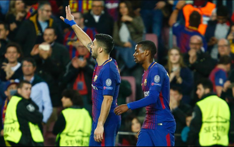 Luis Suárez remachó el 4-1 al minuto 87. AFP / P. Barrena