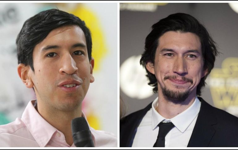 Kumamoto sube foto comparándose con Adam Driver