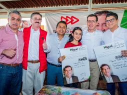 Castro se reunió con jóvenes y ciudadanos de Lagos de Moreno, donde expuso su proyecto político basado en cinco ejes. TWITTER / @micasrey