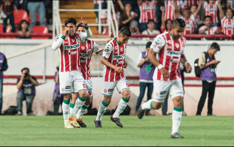 Fue Martín Barragán quien al minuto 7 puso en ventaja a los necaxistas. MEXSPORT