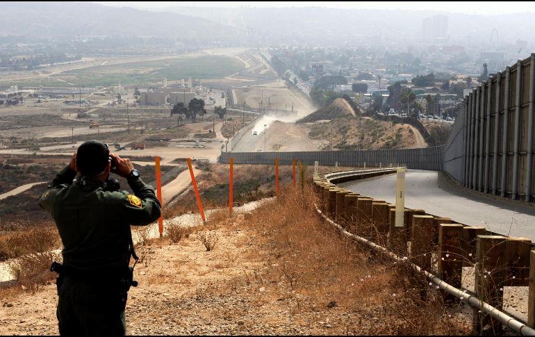 Guardia nacional en la frontera con México EFE / M. Nelson