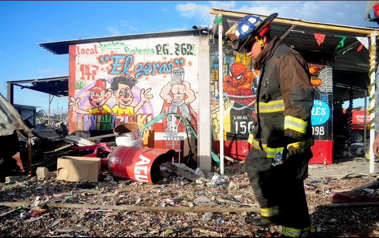 Aseguraron que en el lugar al parecer elaboraban y almacenaban fuegos de artificio sin tener autorización para ello. SUN / ARCHIVO