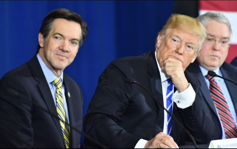 El mandatario supuestamente mantuvo desde 2006 una relación sexual con la actriz porno, cuyo nombre real es Stephanie Clifford. AFP/ N. Kamm