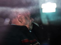 El expresidente brasileño abandonando el Instituto Lula  en Sao Paulo, ayer 4 de abril de 2018. AFP / N. Almeida