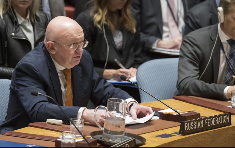 Moscú asumió con un alto grado de probabilidad que los servicios de inteligencia de otros países son igual de responsables del incidente, dijo el embajador Vassily Nebenzia. EFE/ ESPECIAL