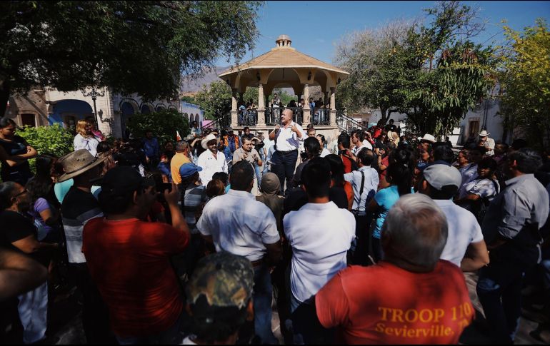 Alfaro visitó 10 municipios de la zona Norte de Jalisco. FACEBOOK/EnriqueAlfaroR