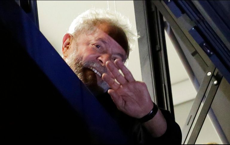 El ex sindicalista se encuentra en la sede del Sindicato de Metalúrgicos de Sao Bernardo do Campo. AP / N. Antoine