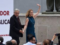 A Beatriz Gutiérrez Müller se le relacionaba con un oficial de la policía secreta alemana durante el mandato de Adolfo Hitler. AFP / Archivo