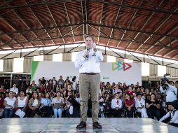 Meade participó hoy en un evento de campaña en Querétaro. SUN / G. Espinosa