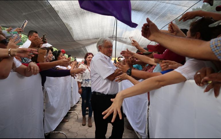  El aspirante de los partidos Morena, del Trabajo (PT) y Encuentro Social sostiene que la transformación del país es el objetivo superior de su movimiento. NTX