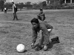 Negrete marcó un tanto de media tijera ante Bulgaria en 1986. EL INFORMADOR/ARCHIVO