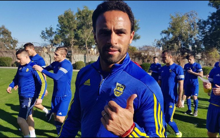 Esqueda ha participado en cinco encuentros con Arka Gdynia, para un total de 141 minutos. TWITTER/@ArkGdyniaSSA