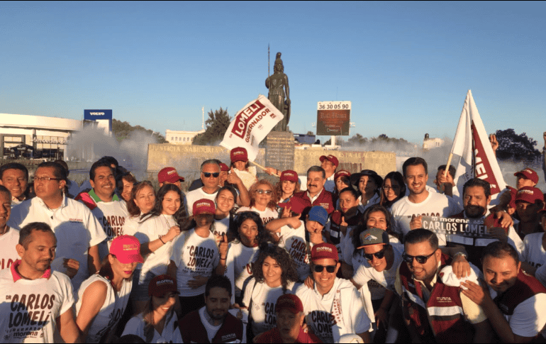 En la primera semana de campaña Lomelí ha visitado seis municipios jaliscienses. Reiteró que  sus actividades se concentrarán principalmente en el Área Metropolitana de Guadalajara. TWITTER/ @DrCarlosLomeli