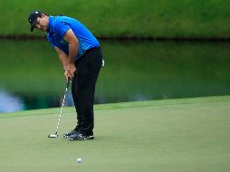 Patrick Reed marcó dos “eagles” en nueve hoyos. EFE/T. Maury