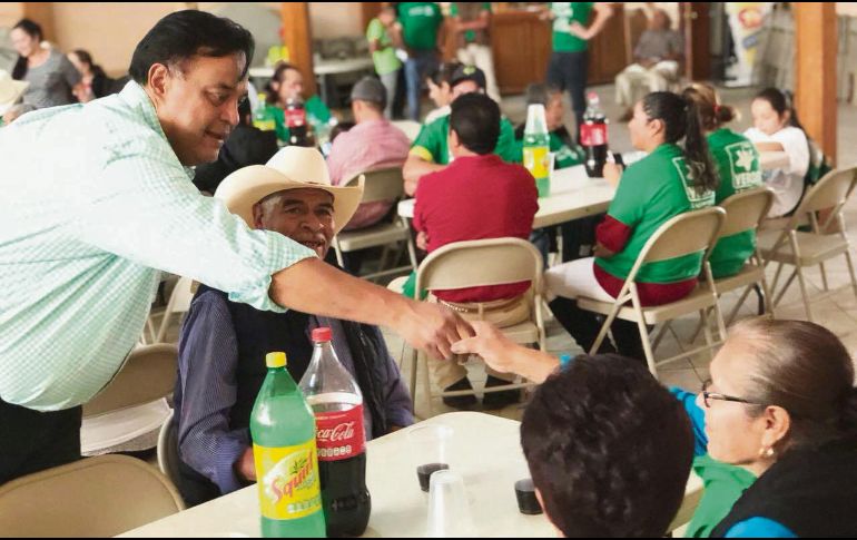Salvador Cosío estuvo ayer en Tapalpa. ESPECIAL