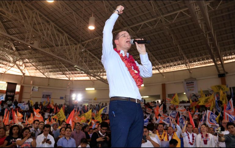 Anaya estuvo en Zacatlán, Puebla. NOTIMEX/C. Pacheco